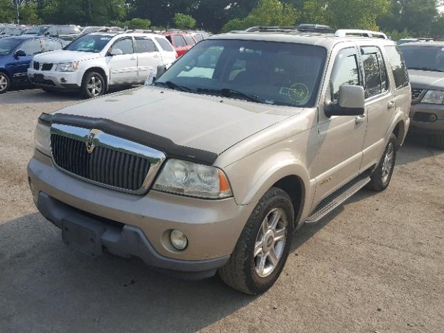 5LMEU88H14ZJ13517 - 2004 LINCOLN AVIATOR 棕色 照片 2