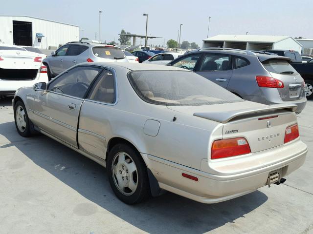 JH4KA8271RC000758 - 1994 ACURA LEGEND LS BEIGE photo 3