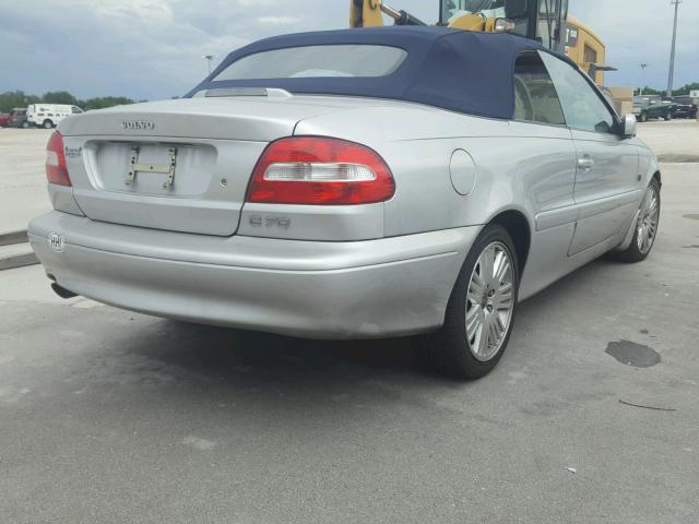 YV1NC62D83J035426 - 2003 VOLVO C70 HPT SILVER photo 4