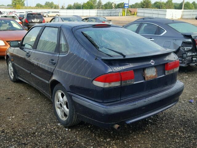 YS3DF58K2Y2042584 - 2000 SAAB 9-3 SE BLUE photo 3