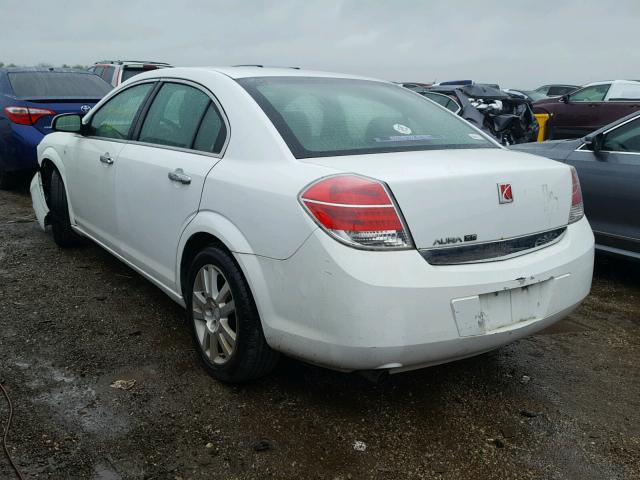 1G8ZV57B49F110082 - 2009 SATURN AURA WHITE photo 3