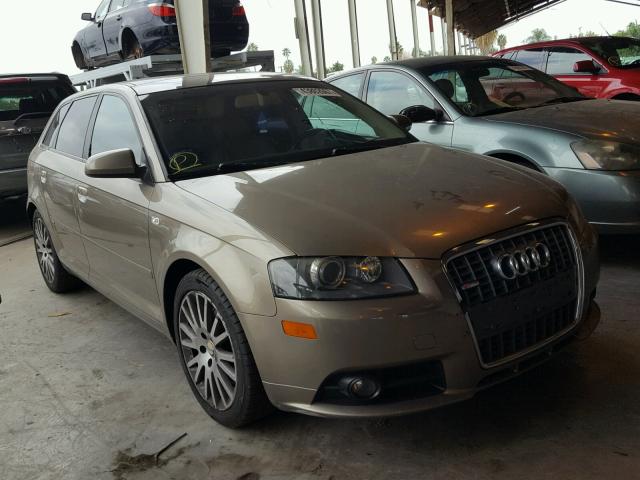 WAUHF78PX7A166569 - 2007 AUDI A3 2 GOLD photo 1