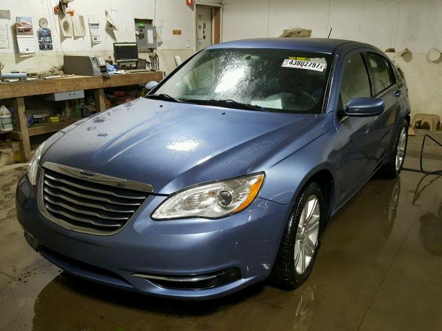 1C3BC1FB2BN569019 - 2011 CHRYSLER 200 TOURIN BLUE photo 2