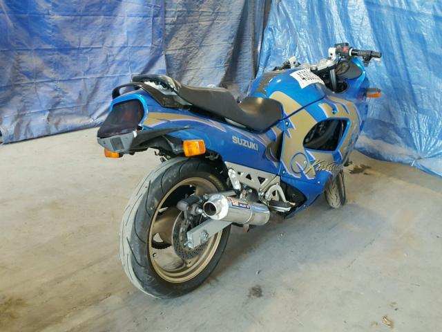 JS1GR78A2N2102075 - 1992 SUZUKI GSX750 F BLUE photo 4