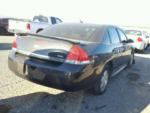 2G1WT57K391108483 - 2009 CHEVROLET IMPALA 1LT BROWN photo 4