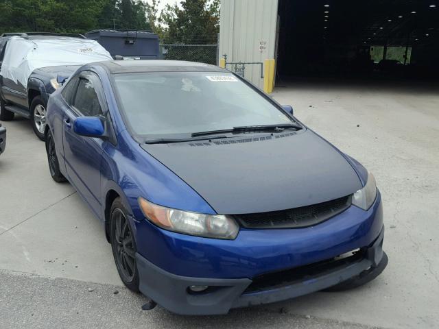 2HGFG21546H706759 - 2006 HONDA CIVIC SI BLUE photo 9