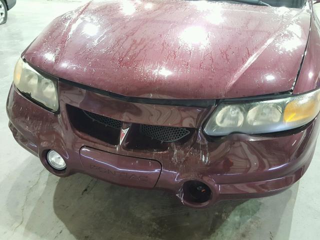 1G2HY54KXY4271581 - 2000 PONTIAC BONNEVILLE MAROON photo 9