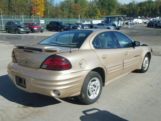 1G2NE52T01M648450 - 2001 PONTIAC GRAND AM GOLD photo 4