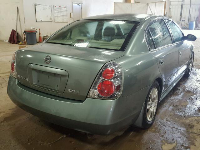 1N4AL11D35C242053 - 2005 NISSAN ALTIMA GREEN photo 4