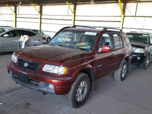 4S6CK58W324400484 - 2002 HONDA PASSPORT E 栗色 照片 2