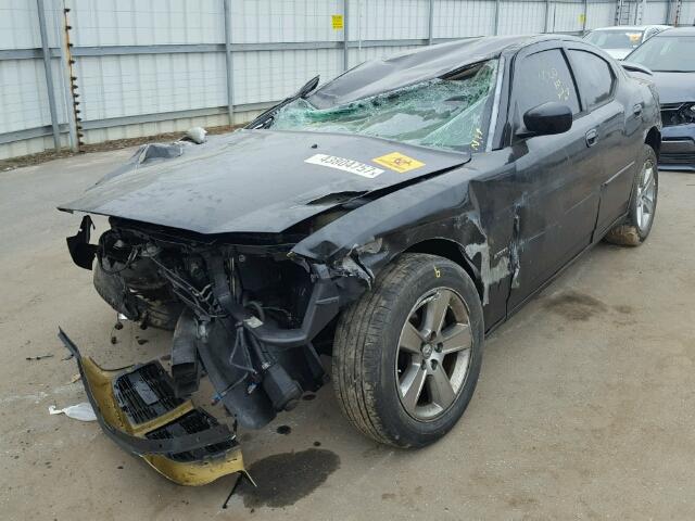 2B3KA53H17H654887 - 2007 DODGE CHARGER R/ BLACK photo 2