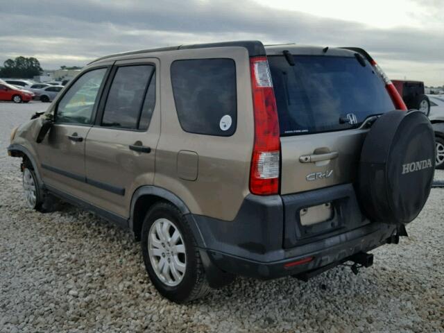 JHLRD78866C061832 - 2006 HONDA CR-V EX თაფლისფერი ფოტო 3