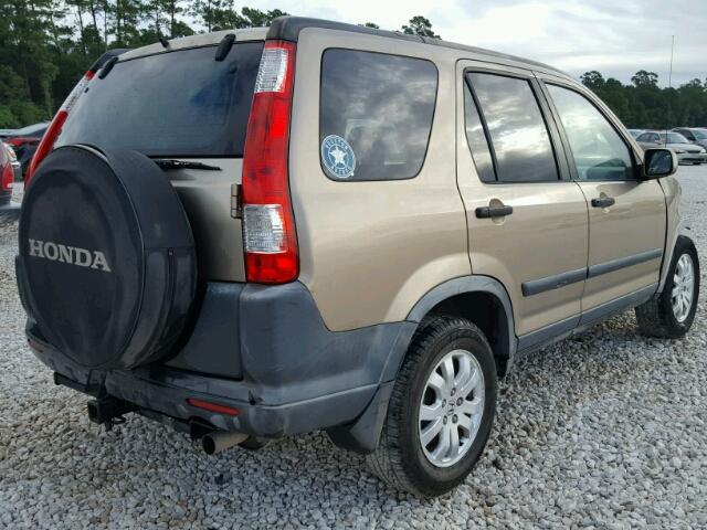 JHLRD78866C061832 - 2006 HONDA CR-V EX TAN photo 4