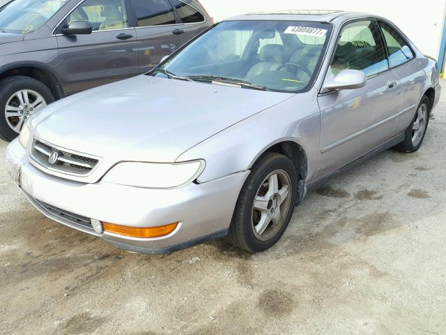 19UYA1156VL801393 - 1997 ACURA 2.2CL GRAY photo 2