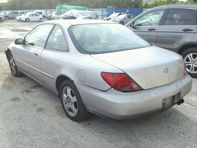 19UYA1156VL801393 - 1997 ACURA 2.2CL GRAY photo 3