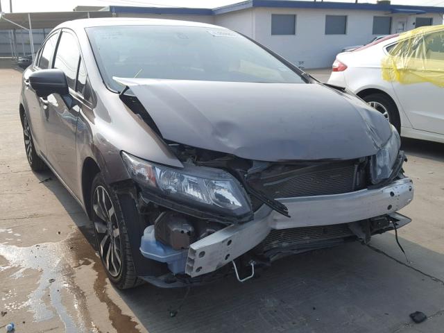 19XFB2F97EE055937 - 2014 HONDA CIVIC EXL 棕色 照片 1
