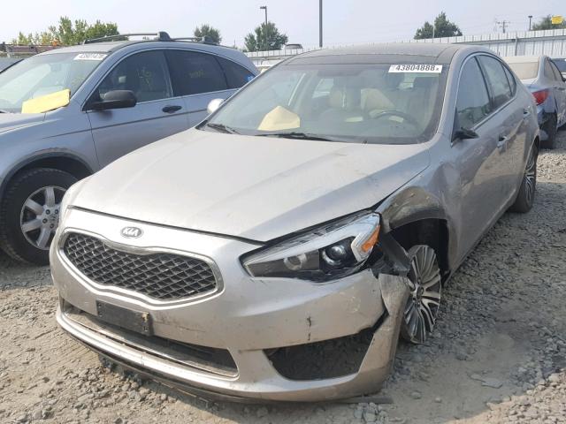 KNALN4D78E5130001 - 2014 KIA CADENZA PR SILVER photo 2