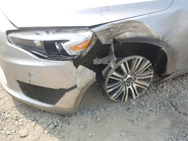 KNALN4D78E5130001 - 2014 KIA CADENZA PR SILVER photo 9