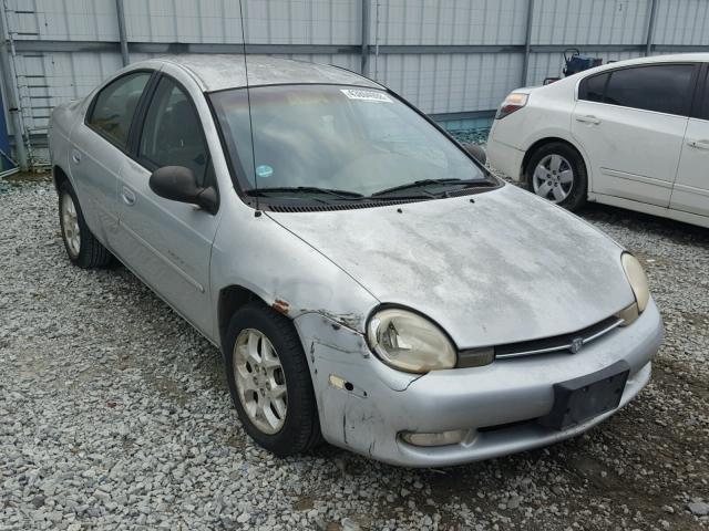 1B3ES46C0YD682537 - 2000 DODGE NEON BASE SILVER photo 1