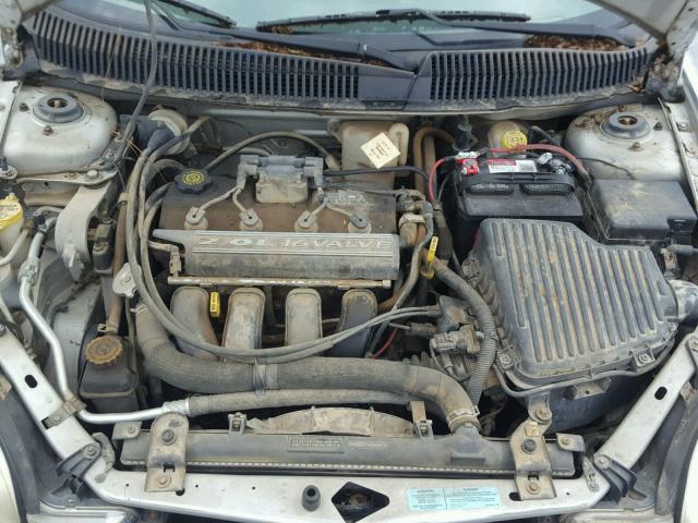 1B3ES46C0YD682537 - 2000 DODGE NEON BASE SILVER photo 7