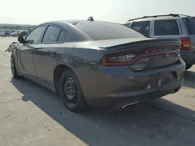 2C3CDXCT0GH104580 - 2016 DODGE CHARGER R/ GRAY photo 3