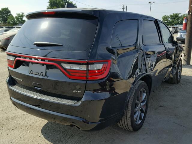 1C4RDHDG5JC158061 - 2018 DODGE DURANGO GT BLACK photo 4