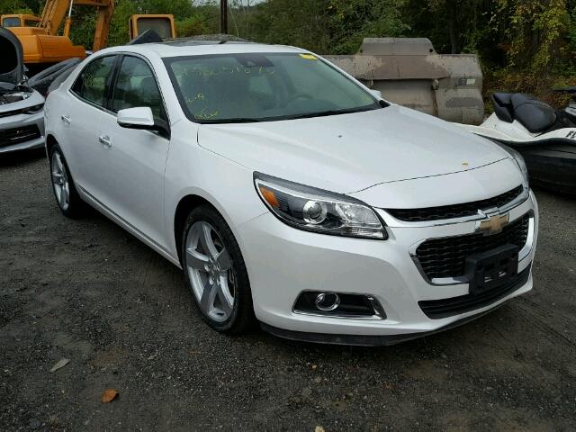 1G11G5SXXFF252926 - 2015 CHEVROLET MALIBU LTZ WHITE photo 1