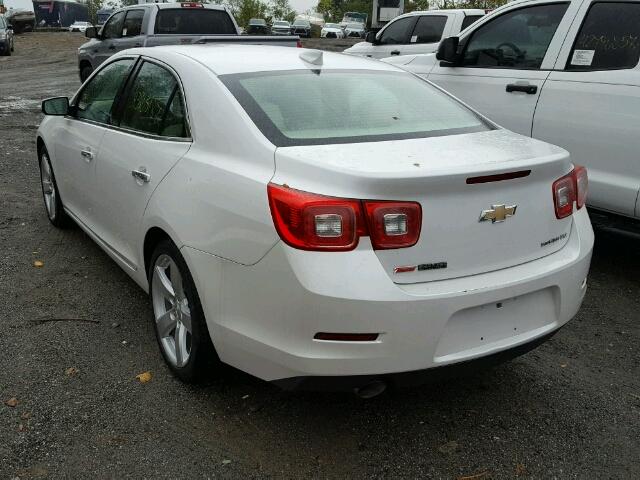 1G11G5SXXFF252926 - 2015 CHEVROLET MALIBU LTZ WHITE photo 3