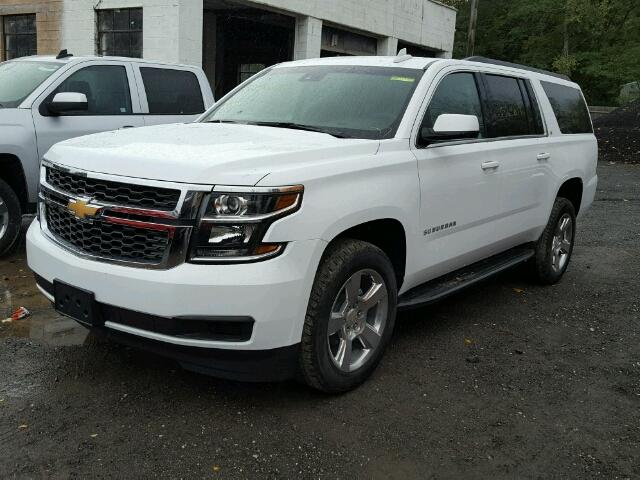 1GNSCHKC2HR394380 - 2017 CHEVROLET SUBURBAN C WHITE photo 2