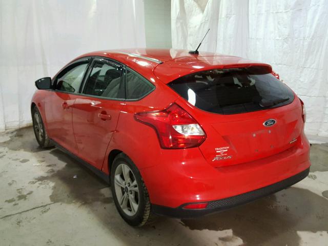 1FADP3K23EL408243 - 2014 FORD FOCUS SE RED photo 3