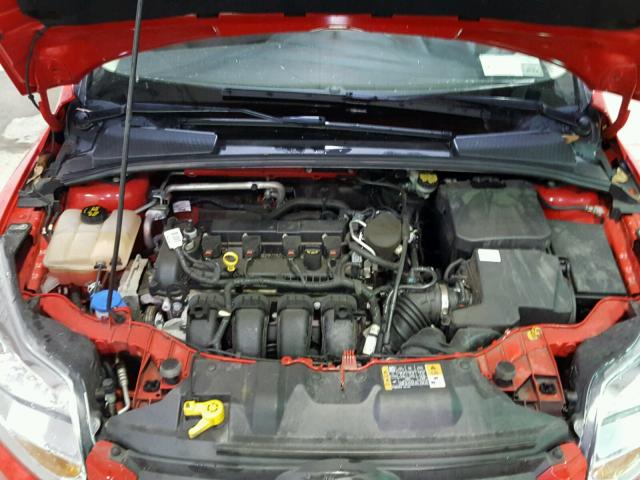 1FADP3K23EL408243 - 2014 FORD FOCUS SE RED photo 7