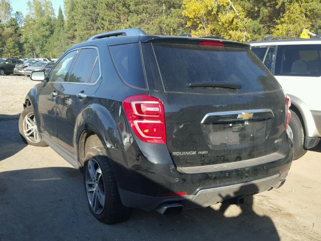 2GNFLGE36H6161007 - 2017 CHEVROLET EQUINOX BLACK photo 3