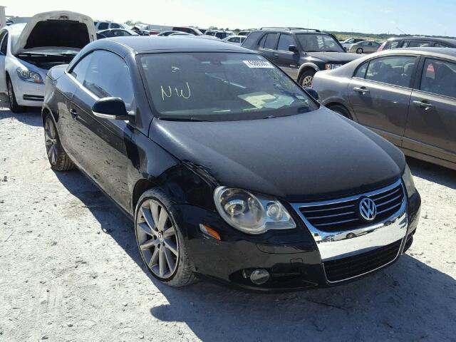 WVWDB71F67V028888 - 2007 VOLKSWAGEN EOS 3.2L S BLACK photo 1