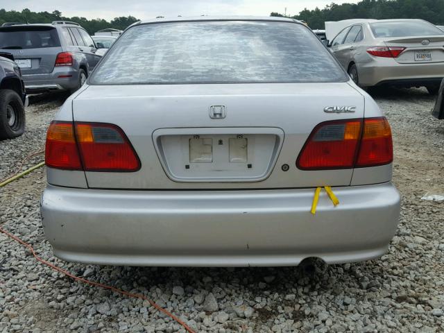 2HGEJ6611XH544987 - 1999 HONDA CIVIC BASE SILVER photo 9
