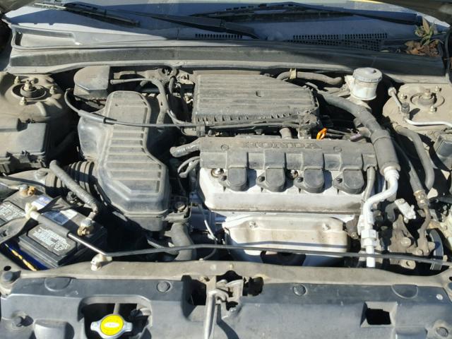 2HGES16575H509757 - 2005 HONDA CIVIC LX SILVER photo 7