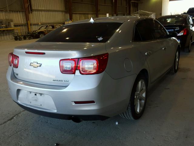 1G11H5SL4EF165581 - 2014 CHEVROLET MALIBU LTZ SILVER photo 4