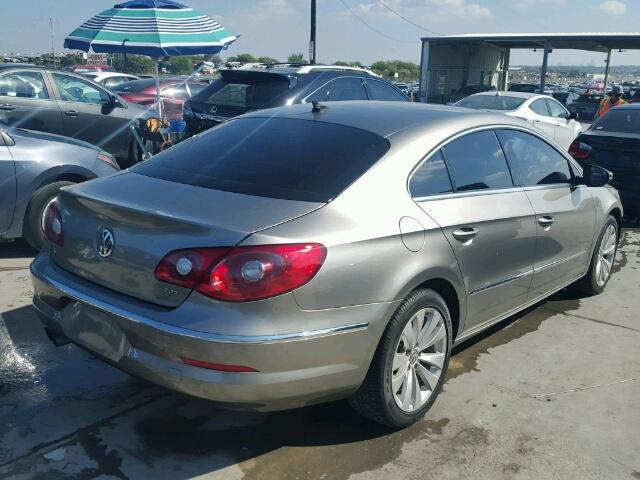 WVWML7AN9AE512372 - 2010 VOLKSWAGEN CC SPORT GRAY photo 4