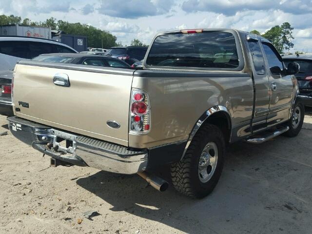 1FTZX1720YNB06219 - 2000 FORD F150 GOLD photo 4