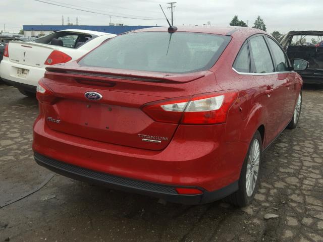 1FAHP3J29CL448231 - 2012 FORD FOCUS TITA RED photo 4