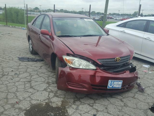 4T1BE32K33U159419 - 2003 TOYOTA CAMRY MAROON photo 1