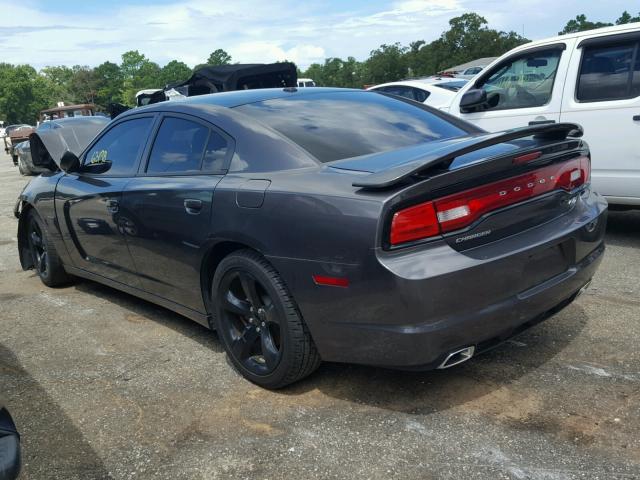 2C3CDXCT1DH629353 - 2013 DODGE CHARGER R/ GRAY photo 3