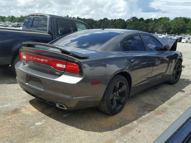 2C3CDXCT1DH629353 - 2013 DODGE CHARGER R/ GRAY photo 4