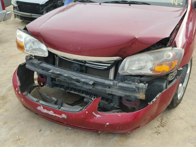 KNAFE221795627630 - 2009 KIA SPECTRA RED photo 9