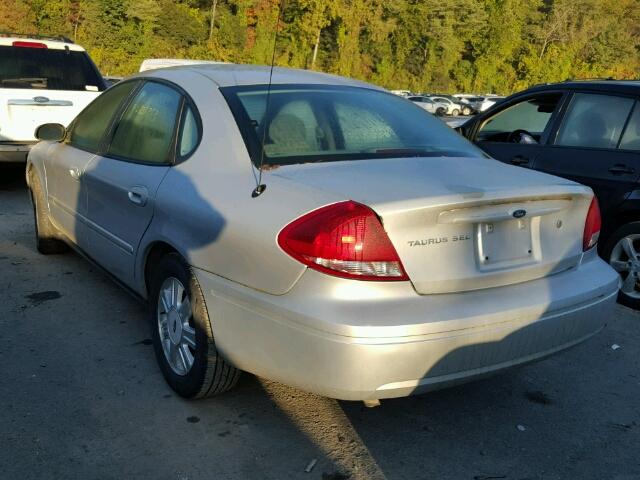 1FAFP56U97A151331 - 2007 FORD TAURUS SEL SILVER photo 3