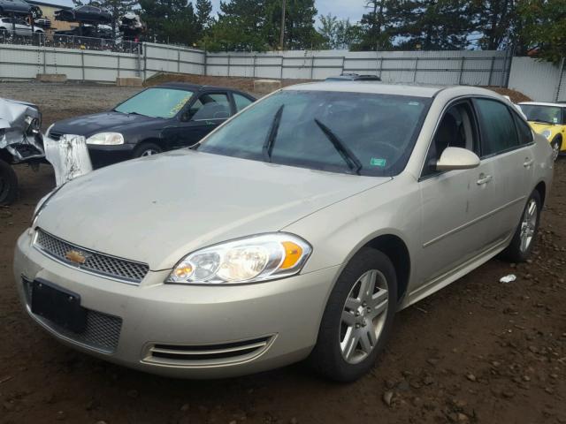 2G1WG5E35C1273880 - 2012 CHEVROLET IMPALA LT BEIGE photo 2