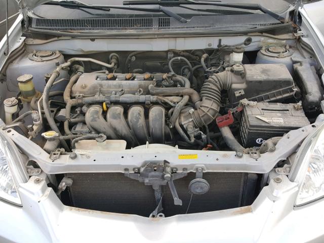 2T1KR32E77C681959 - 2007 TOYOTA COROLLA MA SILVER photo 7