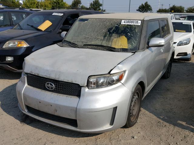 JTLKE50E081045078 - 2008 TOYOTA SCION XB ვერცხლისფერი ფოტო 2