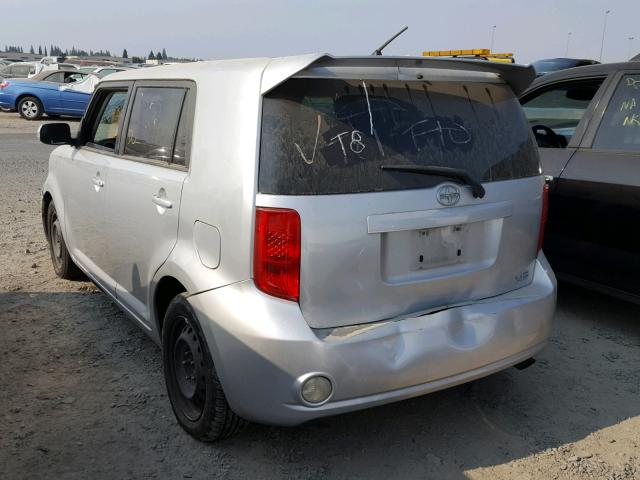 JTLKE50E081045078 - 2008 TOYOTA SCION XB ვერცხლისფერი ფოტო 3