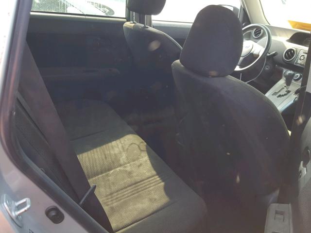 JTLKE50E081045078 - 2008 TOYOTA SCION XB ვერცხლისფერი ფოტო 6
