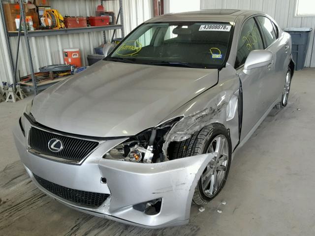 JTHBE262262006523 - 2006 LEXUS IS 350 SILVER photo 2